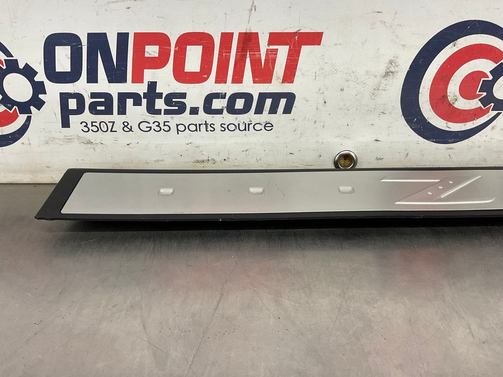 2004 Nissan 350Z Passenger Right Door Threshold Kick Plate Trim OEM 14BEQE7 - On Point Parts Inc