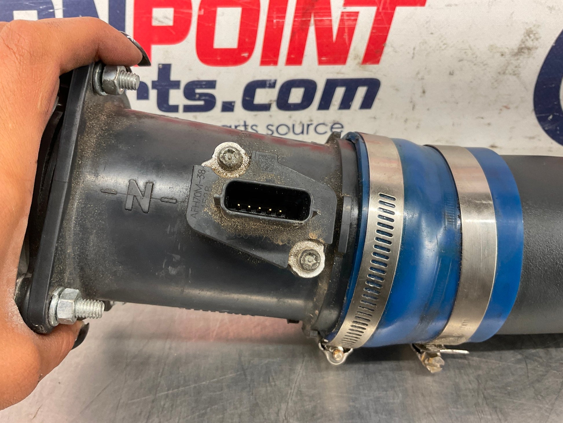 2004 Nissan 350Z Air Intake Tube with MAF Mass Air Flow 14BEQEG - On Point Parts Inc