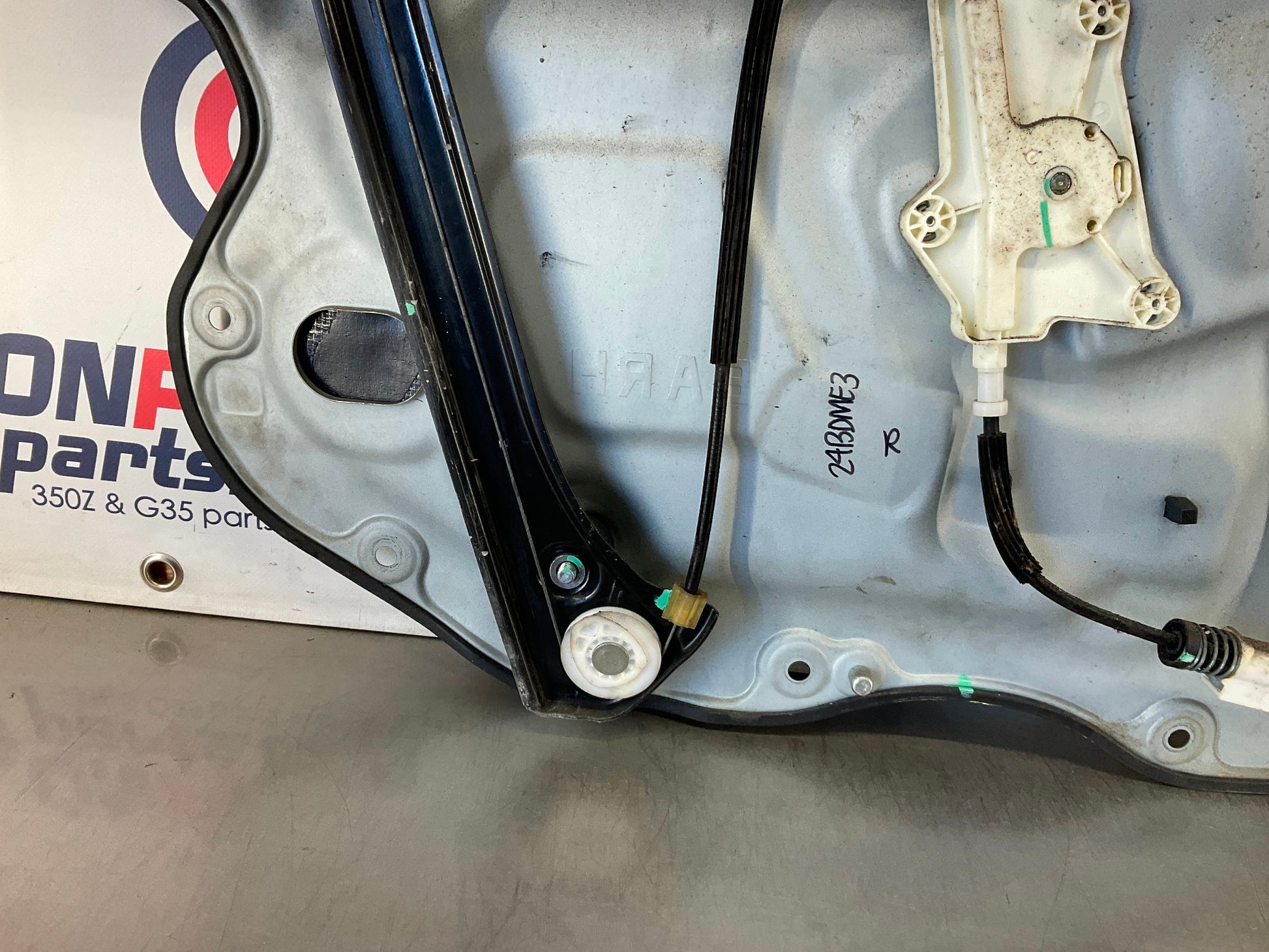 2012 Nissan 370Z Passenger Right Window Regulator Motor Assembly OEM 24BDME3 - On Point Parts Inc