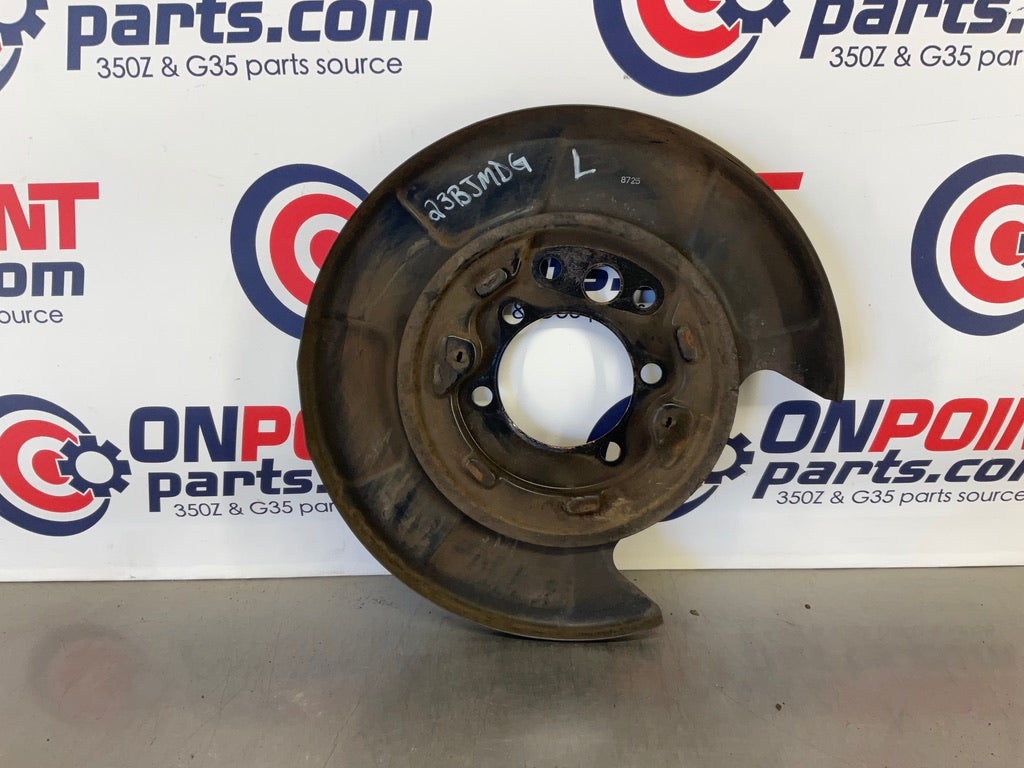 2008 Nissan 350Z Driver Left Rear Brake Dust Shield OEM 23BJMDG - On Point Parts Inc