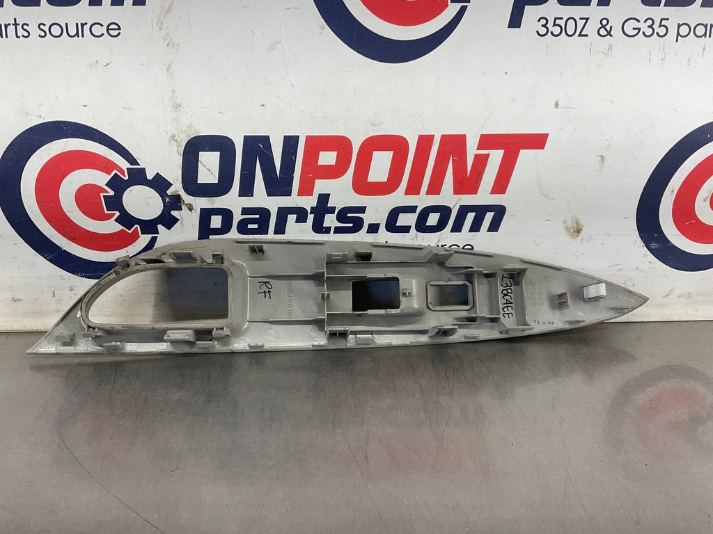 2008 Infiniti G35 Passenger Right Front Window Door Lock Trim 80960 OEM 13BC4EE - On Point Parts Inc