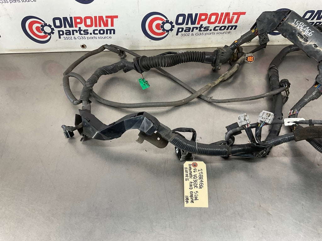 2004 Infiniti G35 VQ35DE Engine Wiring Harness 5 Speed Automatic 108k OEM 15BE4E - On Point Parts Inc