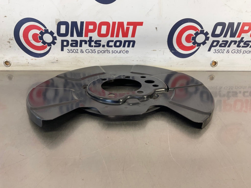 2016 Nissan 370Z Passenger Right Rear Brake Dust Cover Baffle Plate OEM 11BB9DK - On Point Parts Inc