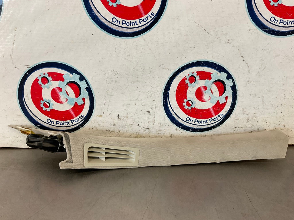 2008 Infiniti G37 Passenger Right Interior A Pillar with Vent OEM 13BI0D2 - On Point Parts Inc