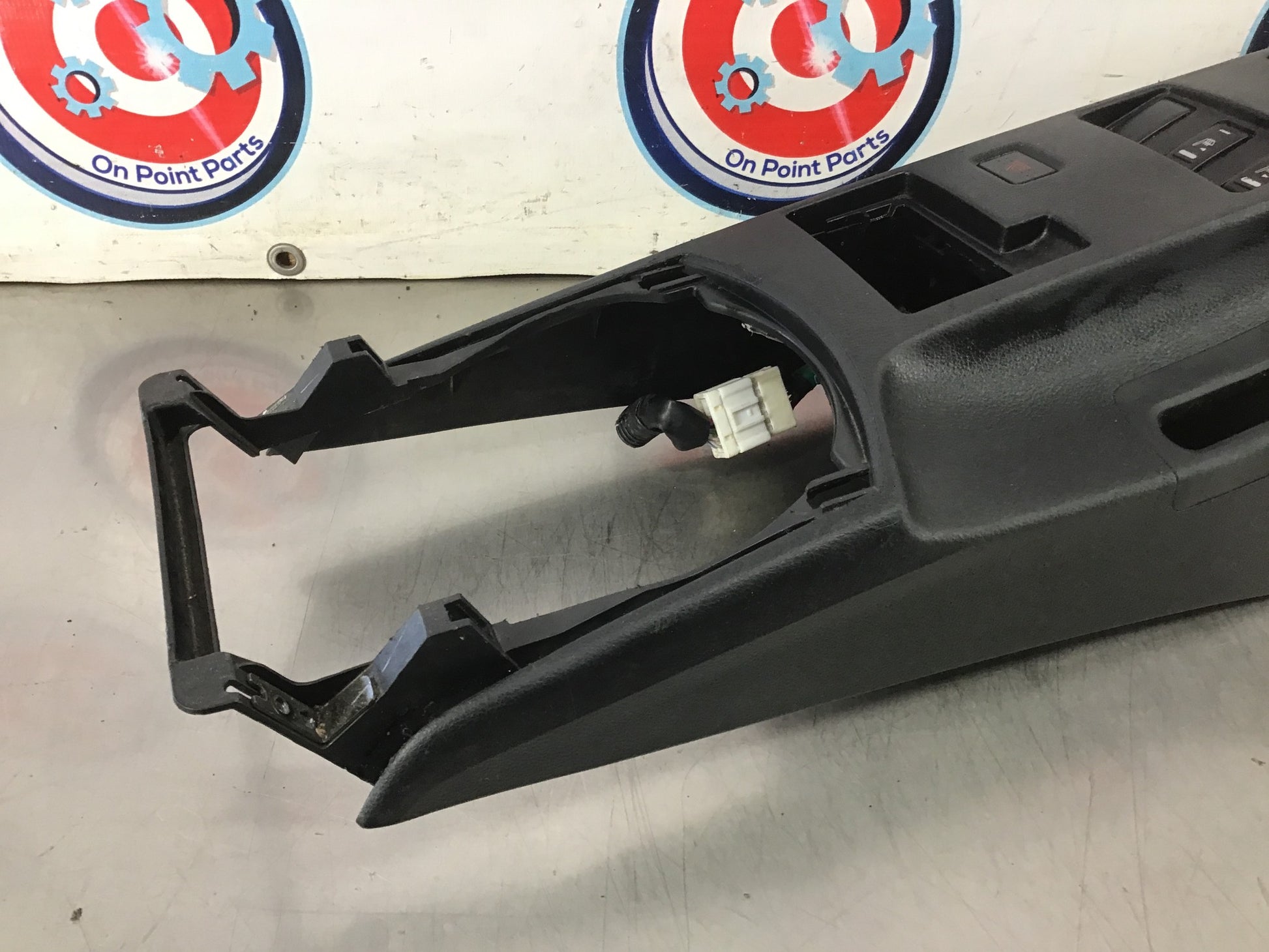 2004 Nissan 350Z Center Console with Seat Warmer Hazard Switches OEM 22BC6D8 - On Point Parts Inc