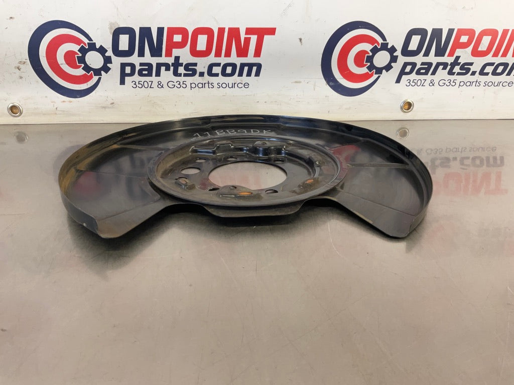 2016 Nissan 370Z Passenger Right Rear Brake Dust Cover Baffle Plate OEM 11BB9DK - On Point Parts Inc