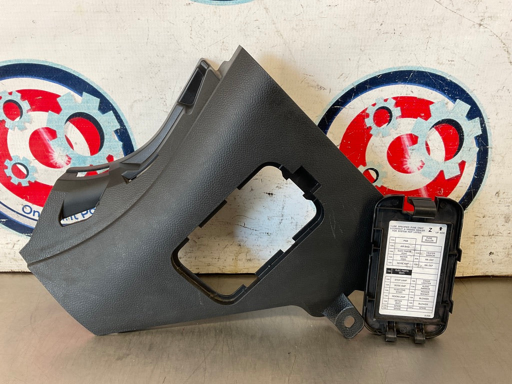 2008 Infiniti G37 Driver Left Fuse Panel Cover Knee Kick Plate OEM 13BI0DC - On Point Parts Inc