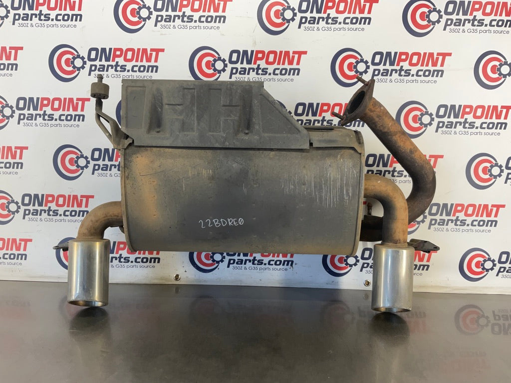 2003 Infiniti G35 Coupe Dual Tip Exhaust Muffler OEM 22BDRE0 - On Point Parts Inc