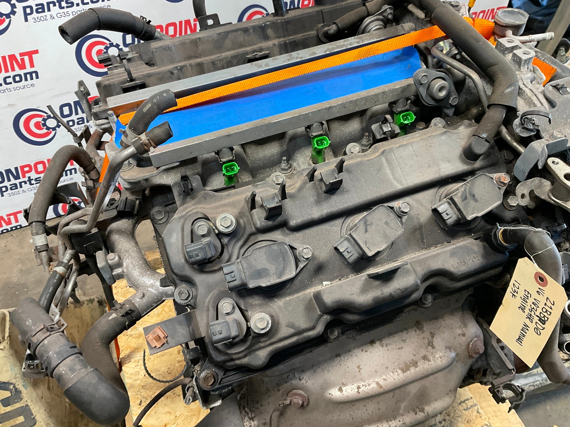 2007 Nissan 350Z V6 VQ35HR Manual Engine 123k OEM 21BBPD0 - On Point Parts Inc