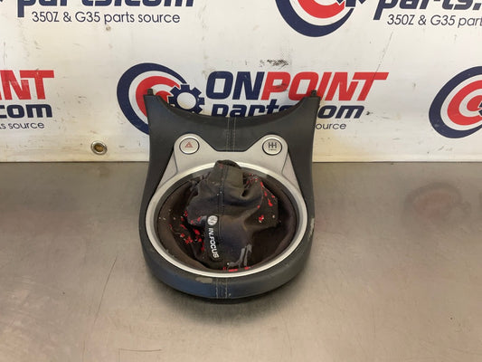 2012 Nissan 370Z Manual Gear Shifter Bezel Trim with Hazards OEM 24BDMEC - On Point Parts Inc