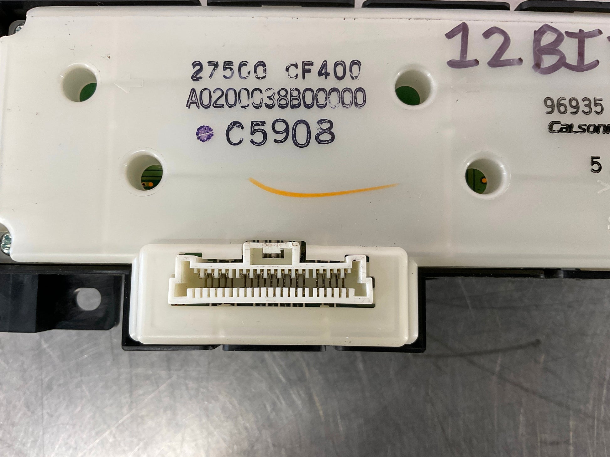 2006 Nissan 350Z Front AC Climate Controls and Switches OEM 12BI3DC - On Point Parts Inc