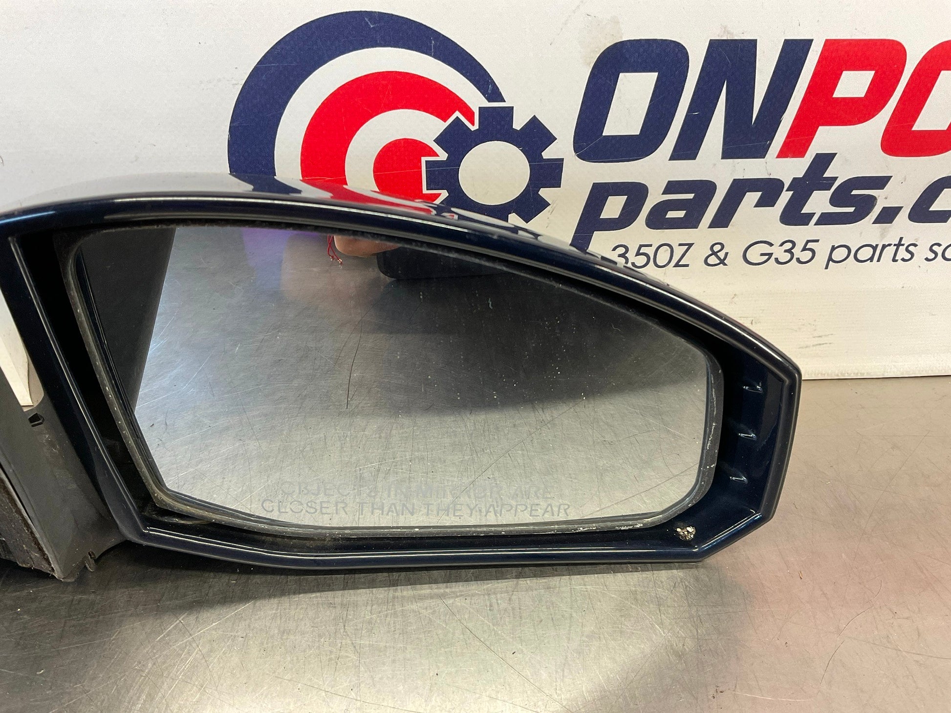 2008 Nissan 350Z Passenger Right Power Side View Mirror OEM 13BASDE - On Point Parts Inc