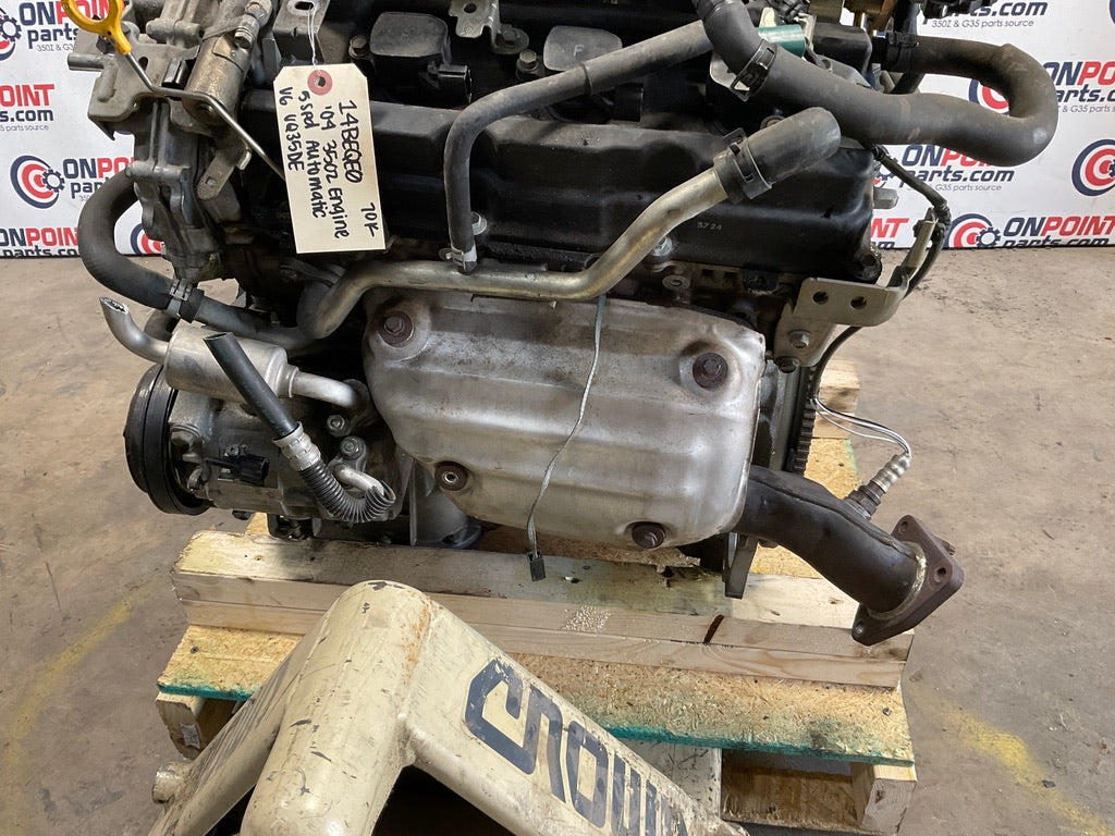 2004 Nissan 350Z Automatic 5 Speed V6 VQ35DE Engine 70k OEM 14BEQE0 - On Point Parts Inc