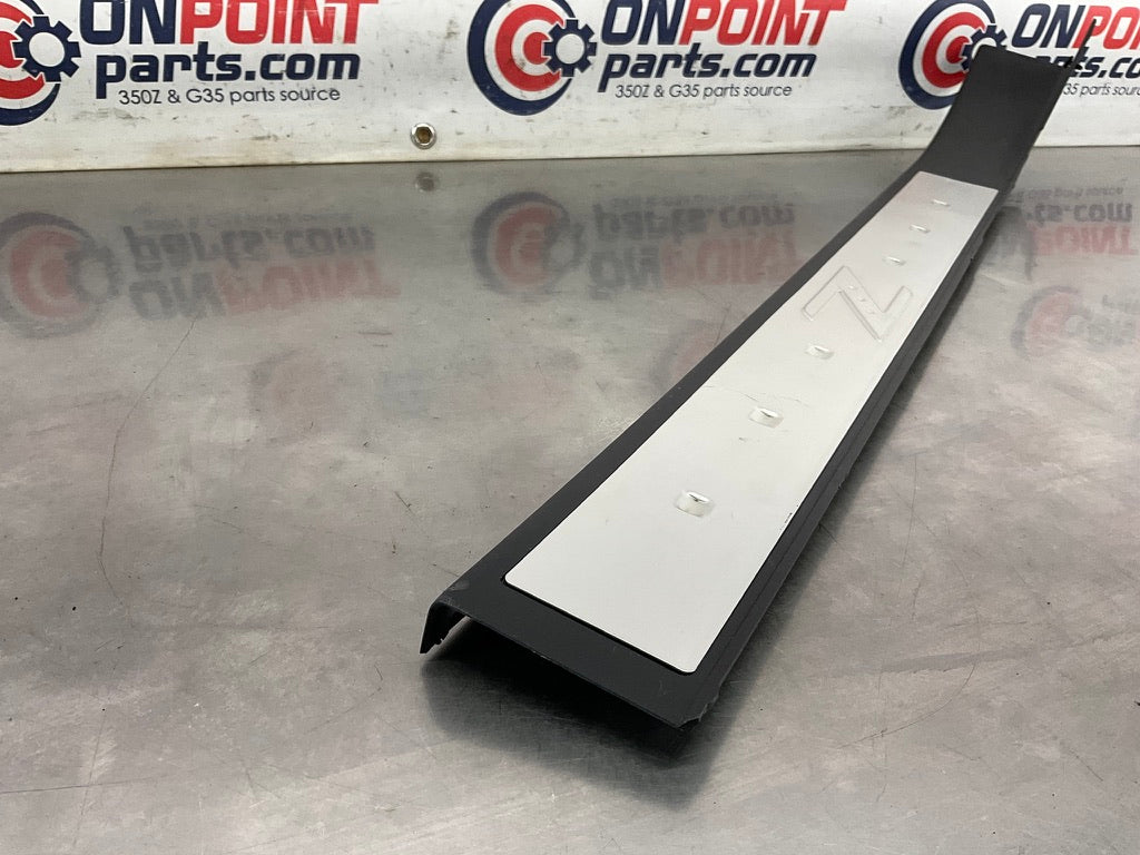 2004 Nissan 350Z Passenger Right Door Threshold Kick Plate Trim OEM 14BEQE7 - On Point Parts Inc