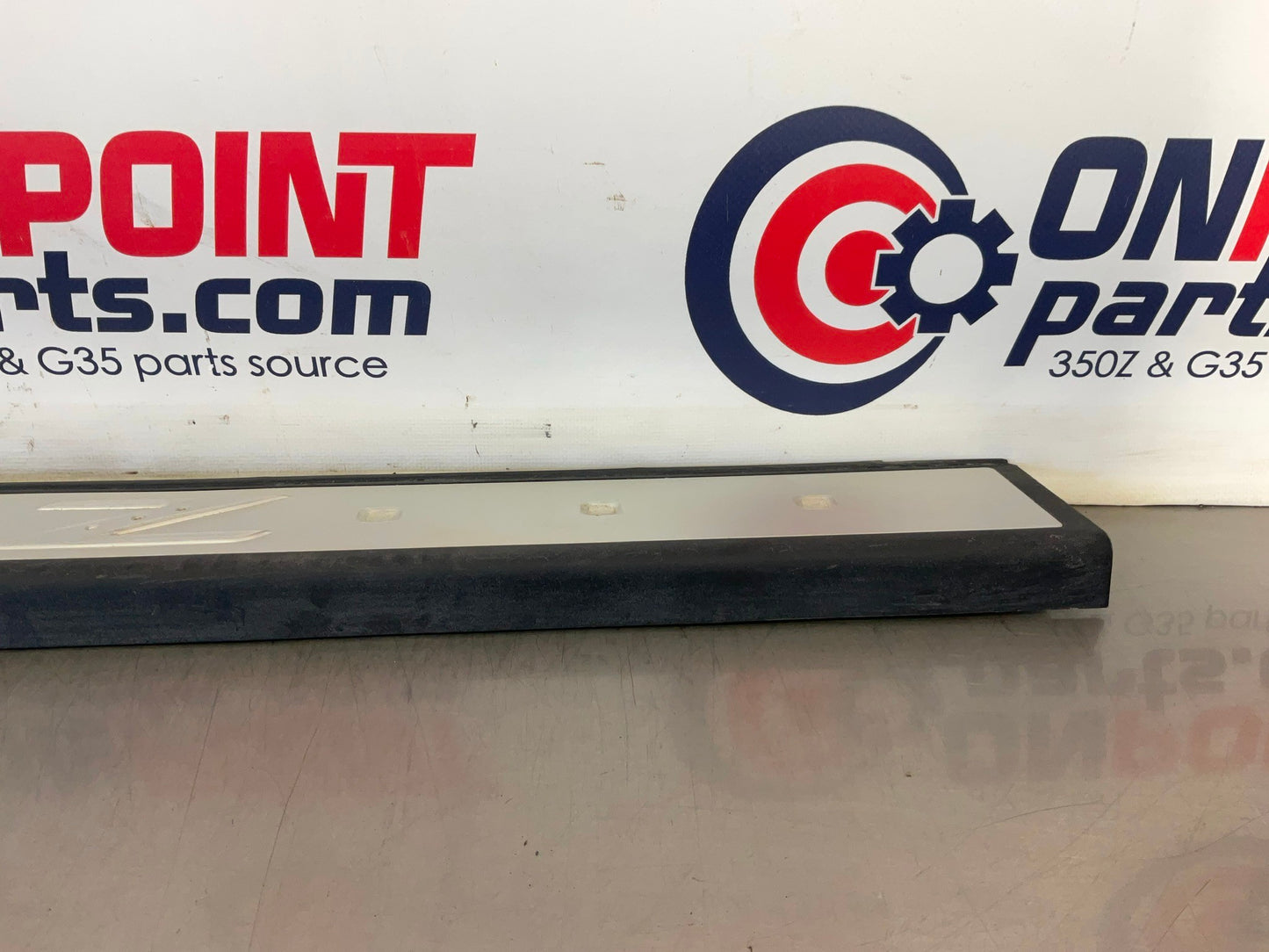 2006 Nissan 350Z Passenger Right Door Threshold Kick Plate Trim OEM 23BC9E7 - On Point Parts Inc