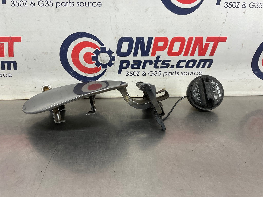 2003 Infiniti G35 Fuel Gas Door Filler Lid with Gas Cap OEM 13BEWEC - On Point Parts Inc