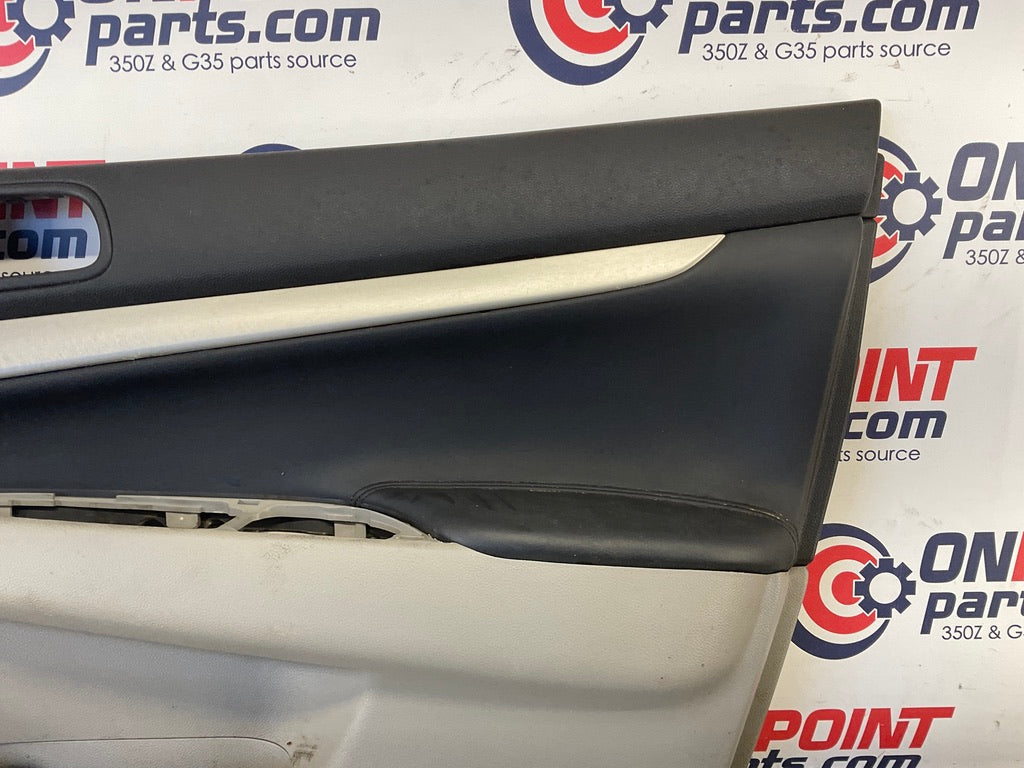 2008 Infiniti G35 Sedan Passenger Right Front Interior Door Panel OEM 13BC4E8 - On Point Parts Inc