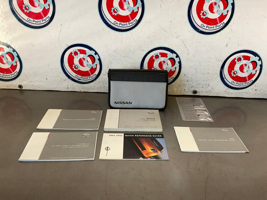 2004 Nissan 350Z Original Owners Manual and Cover OEM 24BIVDA - On Point Parts Inc