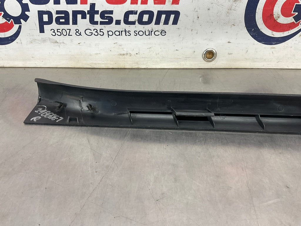2004 Nissan 350Z Passenger Right Door Threshold Sill Trim 769B4 OEM 14BEQE7 - On Point Parts Inc