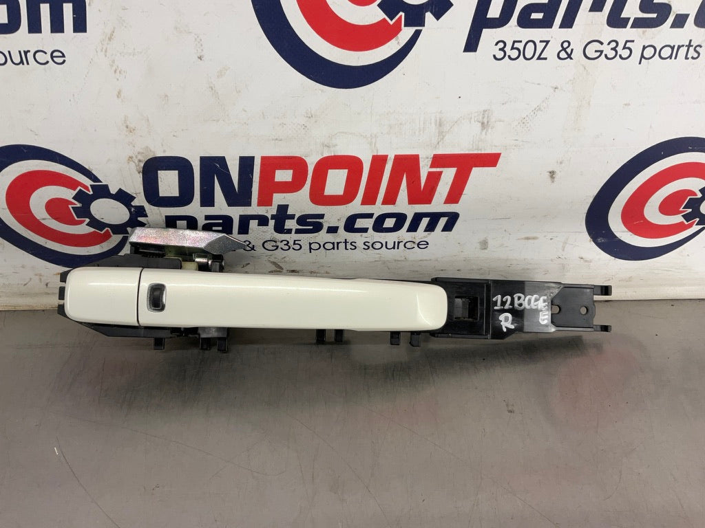 2013 Infiniti G37 Sedan Passenger Right Front Exterior Door Handle OEM 12BCGEE - On Point Parts Inc