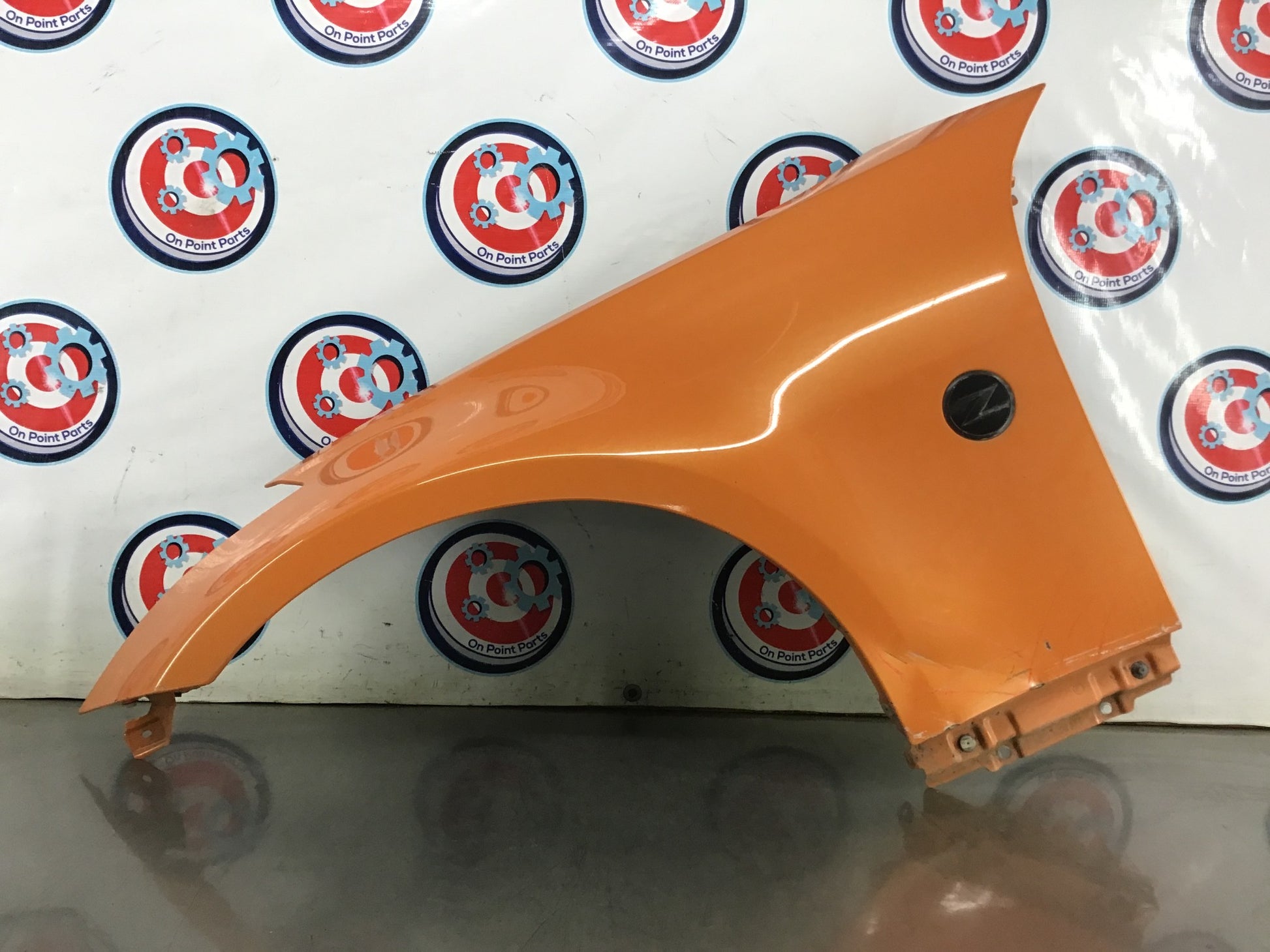 2007 Nissan 350Z Convertible Driver Left Front Fender with Emblem OEM 13BK4C5 - On Point Parts Inc