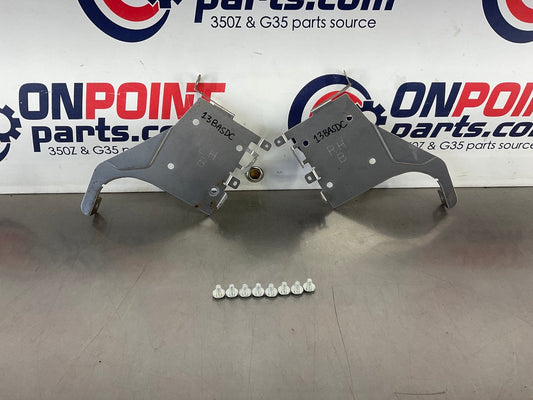 2008 Nissan 350Z Double DIN Radio Mount Brackets with Hardware OEM 13BASDC - On Point Parts Inc