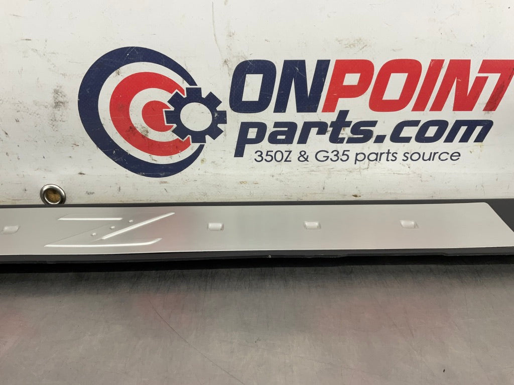 2004 Nissan 350Z Passenger Right Door Threshold Kick Plate Trim OEM 14BEQE7 - On Point Parts Inc