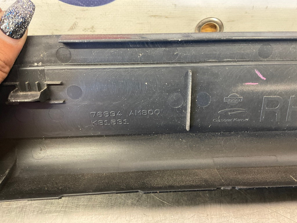 2003 Infiniti G35 Passenger Right Door Threshold Kick Plate Trim OEM 22BDRE7 - On Point Parts Inc