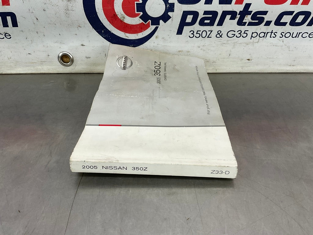 2004 Nissan 350Z Original Owner's Manual OEM 14BEQEC - On Point Parts Inc