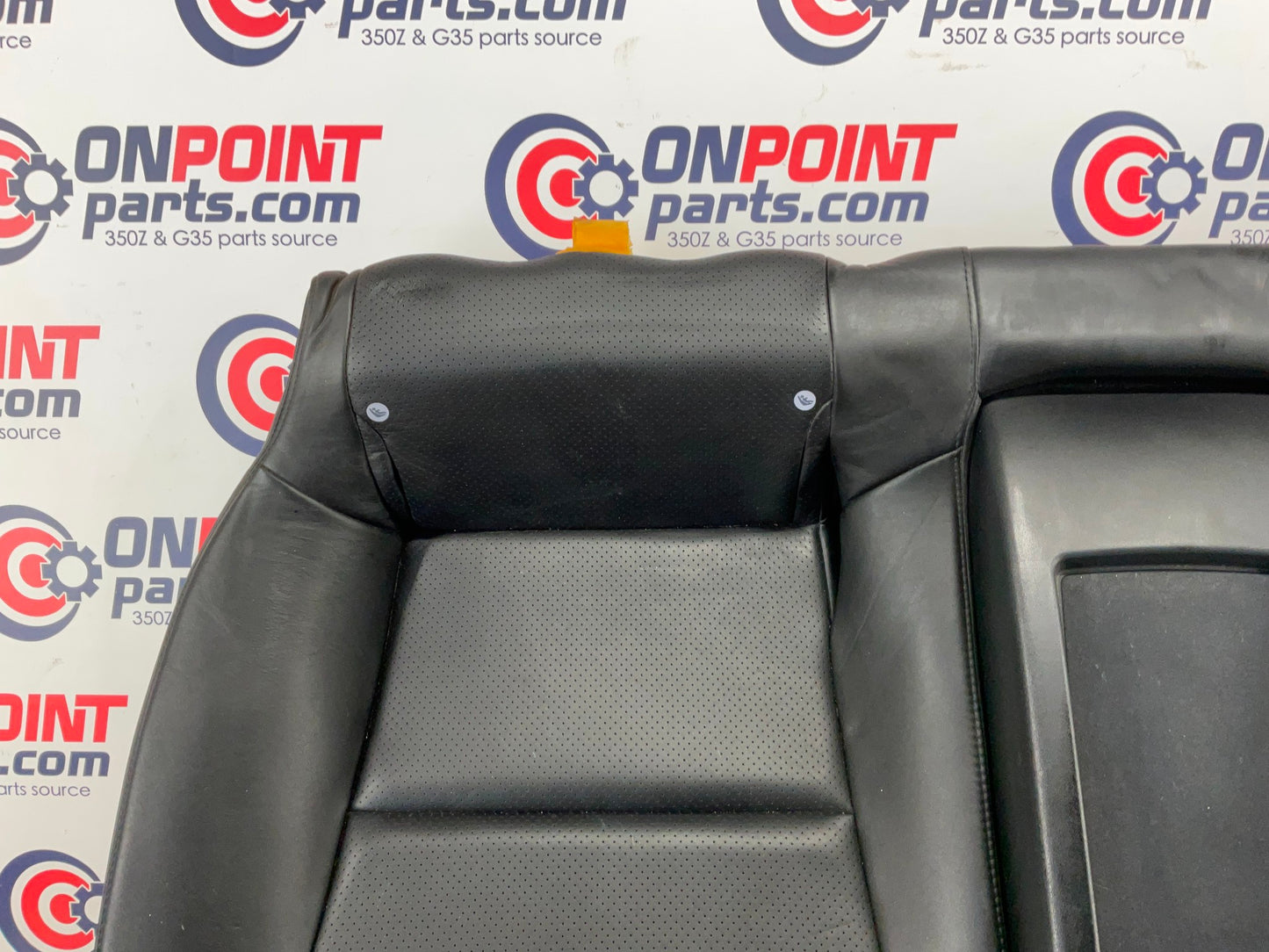 2003 Infiniti G35 Rear Lower Leather Seat Cushion with Cup Holders OEM 13BEWE9 - On Point Parts Inc