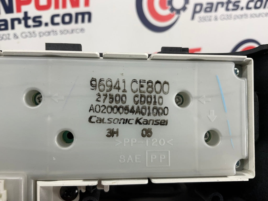 2004 Nissan 350Z Gear Shifter Bezel Trim Climate Controls 96941 AT OEM 14BEQEE - On Point Parts Inc