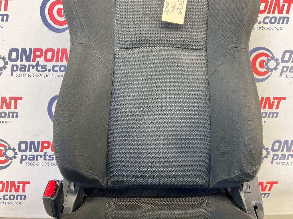 2008 Nissan 350Z Driver Left Manual Cloth Seat OEM 23BJMD9 - On Point Parts Inc