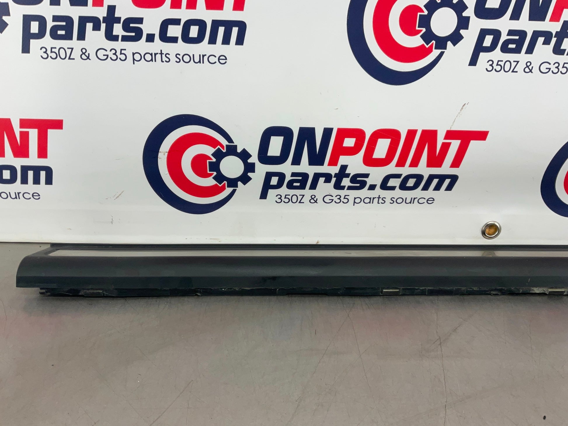 2003 Infiniti G35 Passenger Right Door Threshold Kick Plate Trim OEM 11BJRD7 - On Point Parts Inc