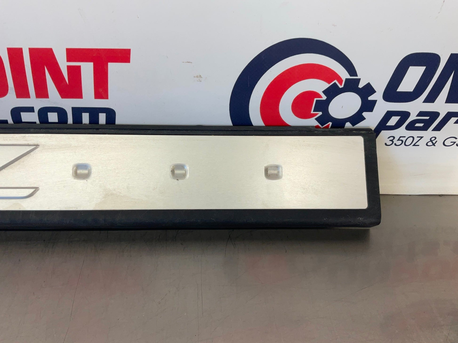 2006 Nissan 350Z Passenger Right Door Threshold Kick Plate Trim OEM 23BC9E7 - On Point Parts Inc