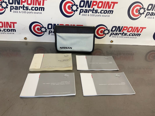 2008 Nissan 350Z Original Owner's Manual OEM 23BJMDA - On Point Parts Inc