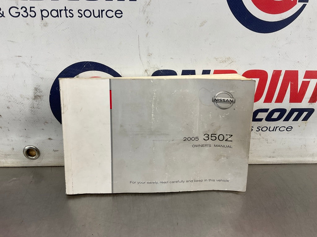 2004 Nissan 350Z Original Owner's Manual OEM 14BEQEC - On Point Parts Inc
