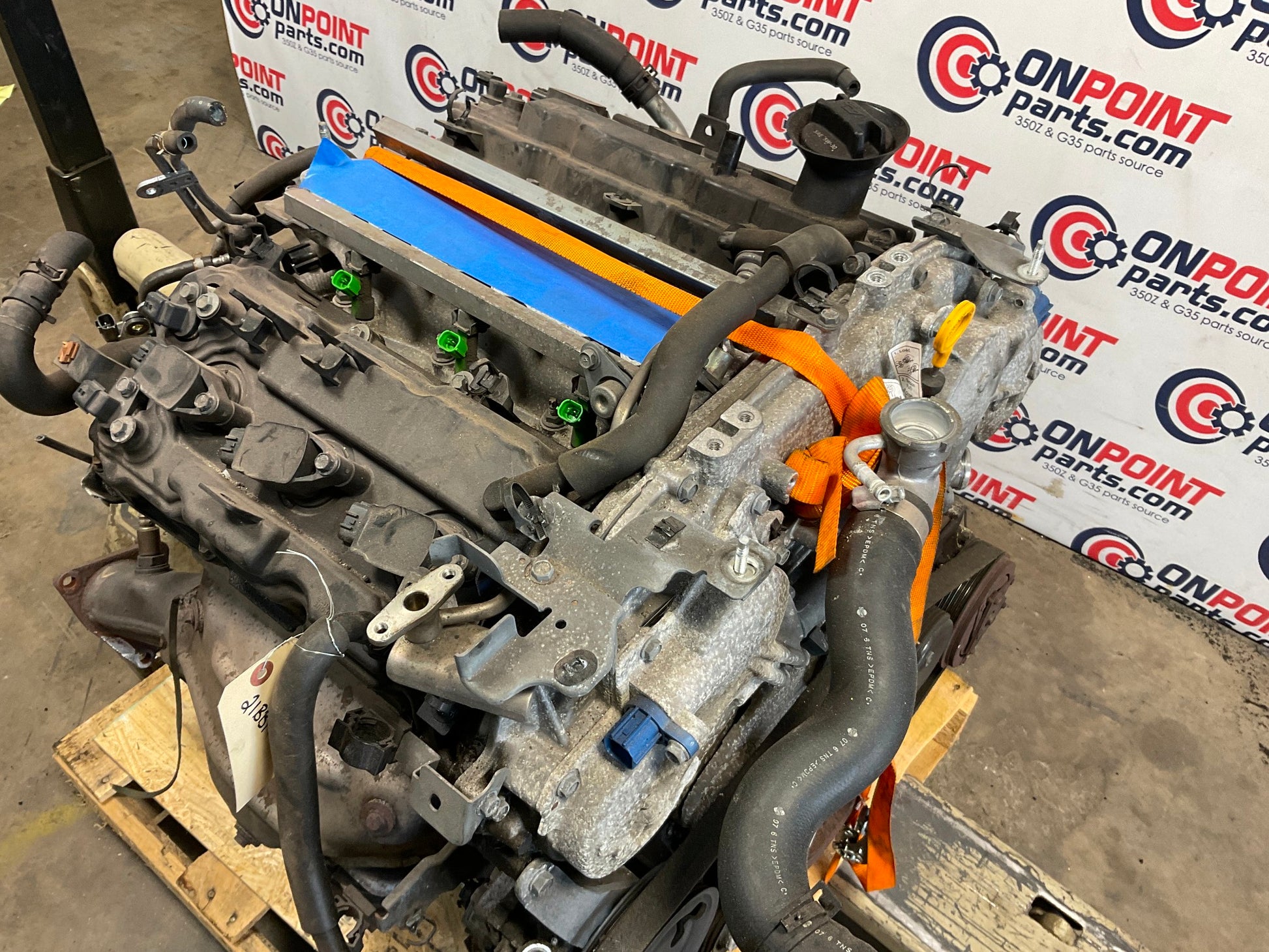 2007 Nissan 350Z V6 VQ35HR Manual Engine 123k OEM 21BBPD0 - On Point Parts Inc