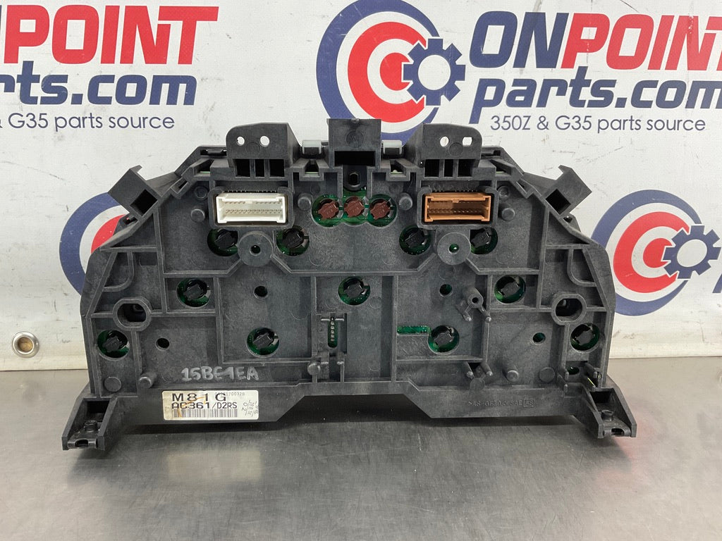 2004 Infiniti G35 Speedometer Instrument Gauge Cluster AT 108k OEM 15BE4EA - On Point Parts Inc