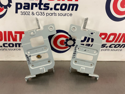 2008 Infiniti G37 Radio Mount Brackets 28120 28121 OEM 22BK0DE - On Point Parts Inc