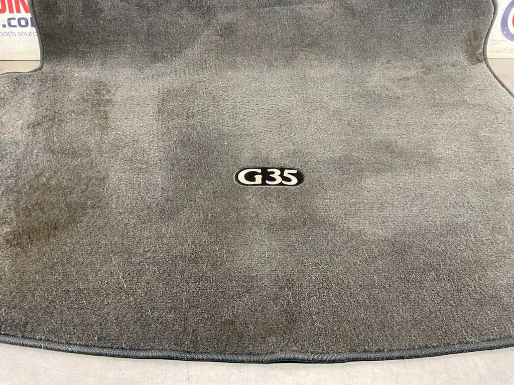 2003 Infiniti G35 Coupe Trunk Carpet Floor Mat OEM 13BEWE9 - On Point Parts Inc