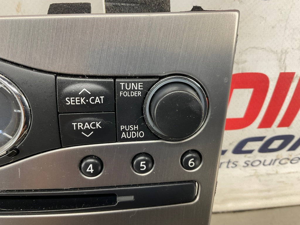 2013 Infiniti G37 Center Dash AC Radio CD Controls OEM 12BCGEA - On Point Parts Inc