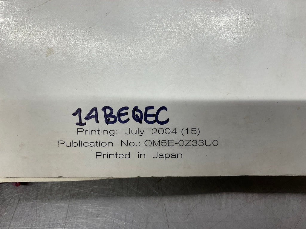 2004 Nissan 350Z Original Owner's Manual OEM 14BEQEC - On Point Parts Inc