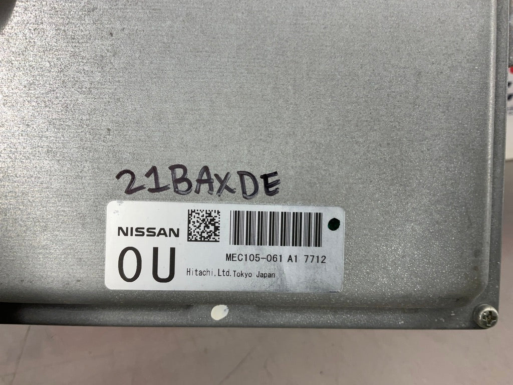 2008 Infiniti G37 ECU ECM Engine Control Module Manual VQ37VHR OEM 21BAXDE - On Point Parts Inc