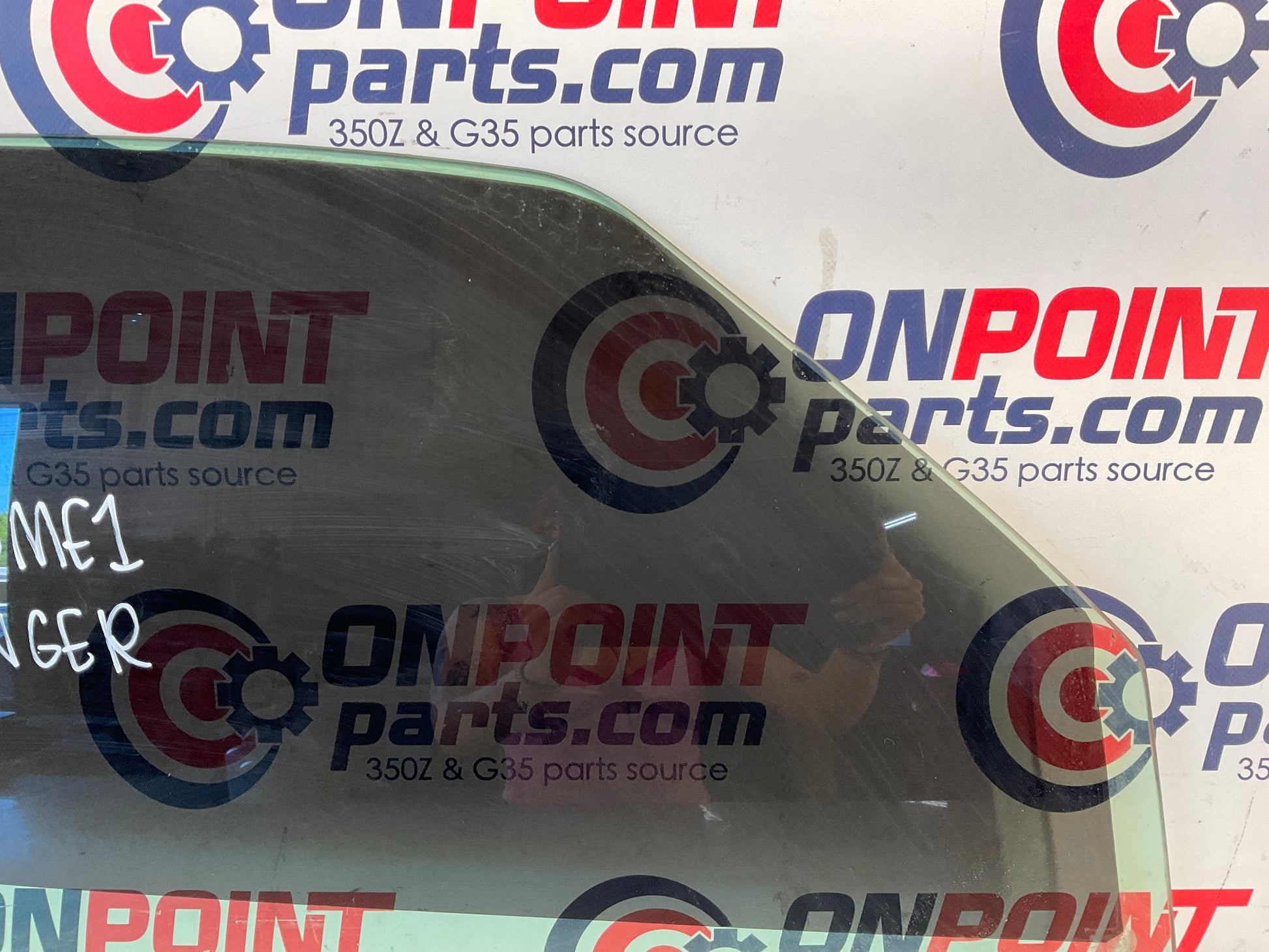 2012 Nissan 370Z Passenger Right Tinted Window Glass OEM 24BDME1 - On Point Parts Inc