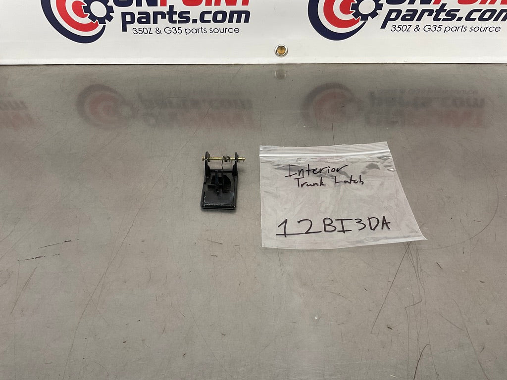 2006 Nissan 350Z Interior Hood Latch OEM 12BI3DA - On Point Parts Inc