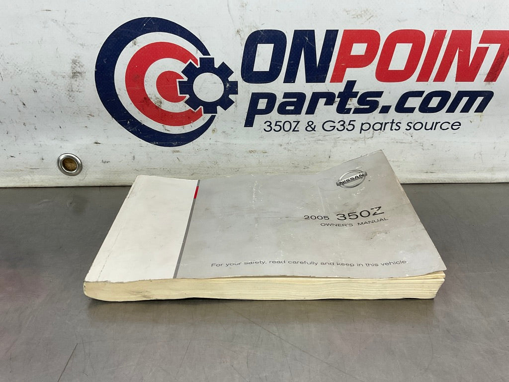 2004 Nissan 350Z Original Owner's Manual OEM 14BEQEC - On Point Parts Inc