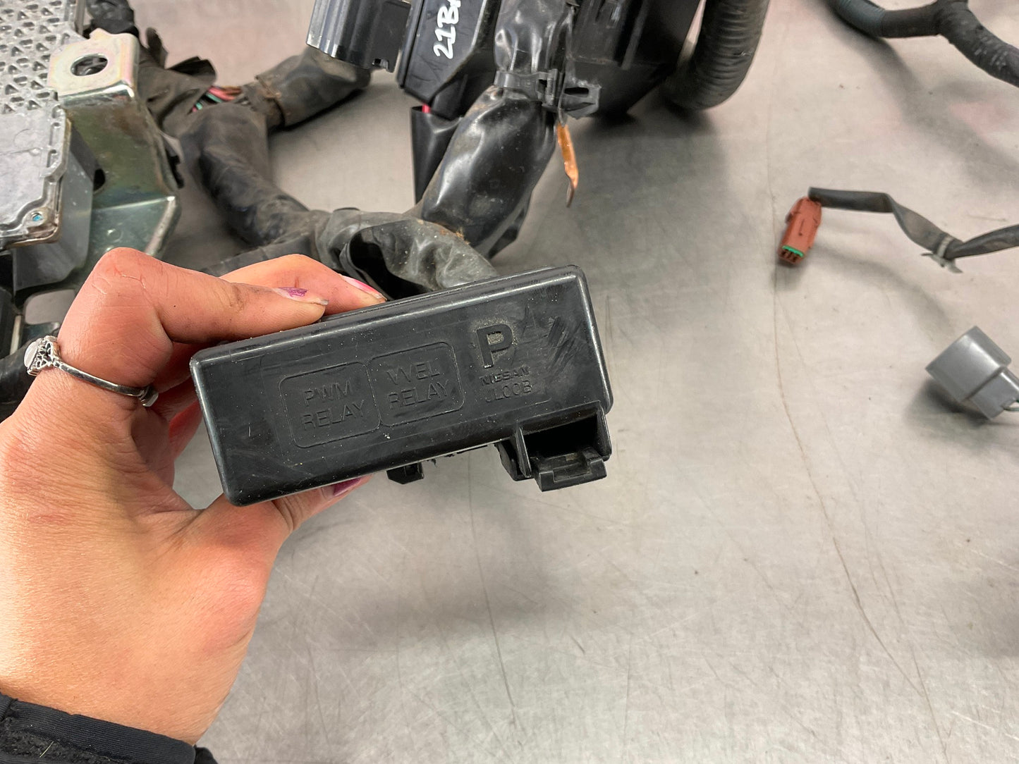 2008 Infiniti G37 VQ37VHR Engine Room Bay Wiring Harness Manual OEM 21BAXDG - On Point Parts Inc