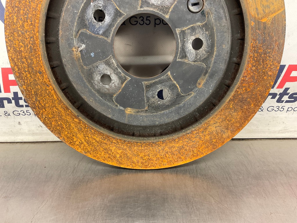 2016 Nissan 370Z Rear Akebono Brake Rotors  OEM 11BB9DG - On Point Parts Inc