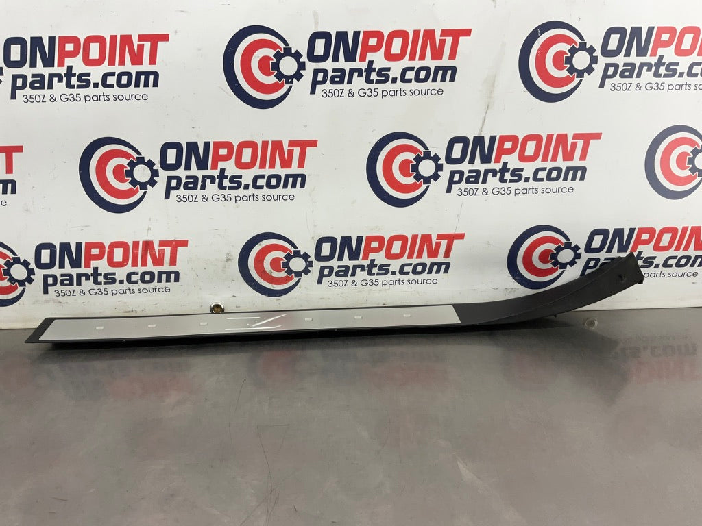 2004 Nissan 350Z Passenger Right Door Threshold Kick Plate Trim OEM 14BEQE7 - On Point Parts Inc