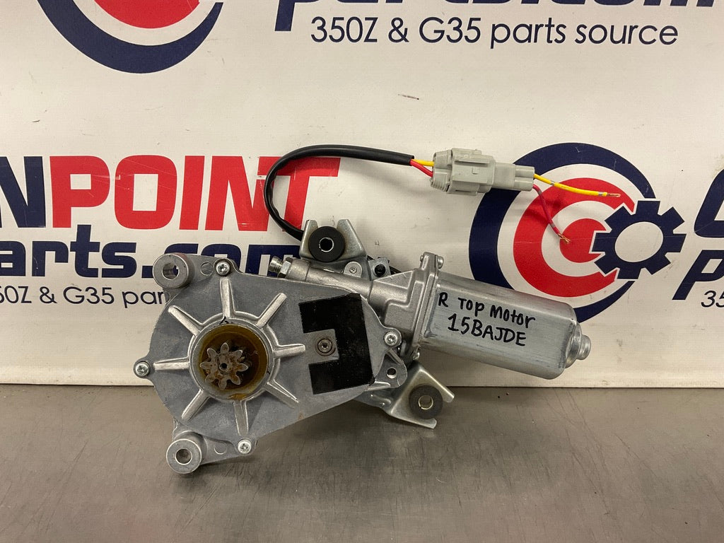 2006 Nissan 350Z Convertible Soft Top Passenger Right Lift Motor OEM 15BAJDE - On Point Parts Inc